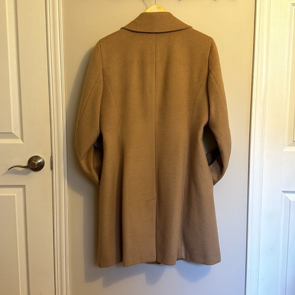 Calvin Klein wool cashmere single breasted coat - Picture 9 of 16